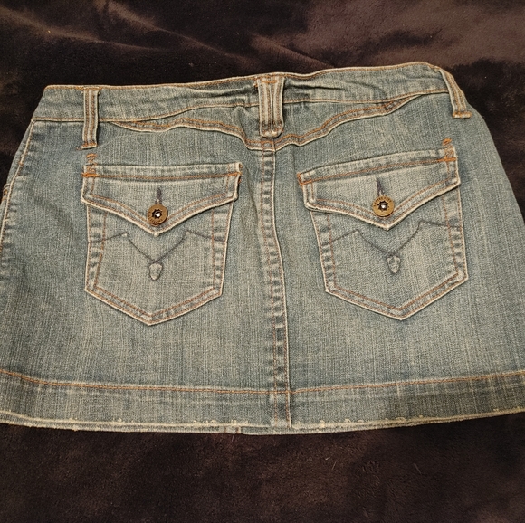Denim Mini Skirt - Picture 2 of 3